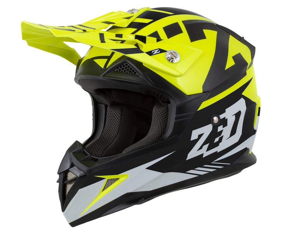 Helma ZED X1.9D dětská bílá/žlutá -L