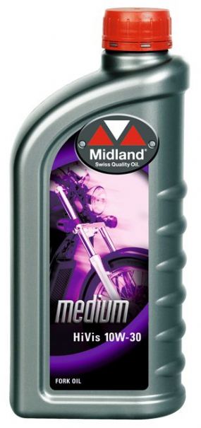 MIDLAND Fork Oil Medium 10W-30 1L - tlumičový olej